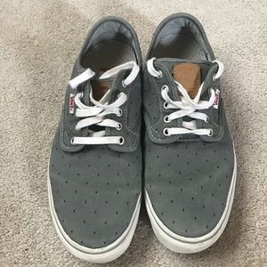 Speckled grey pro vans size 10